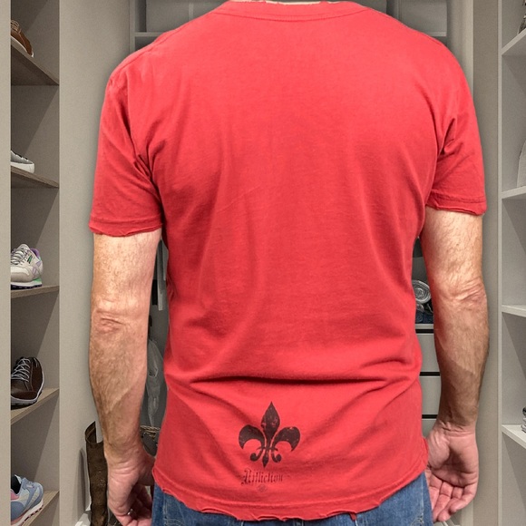 AFFLICTION 💀 men’s “Ye Olde London” , red, T-shirt, size small - Picture 4 of 10